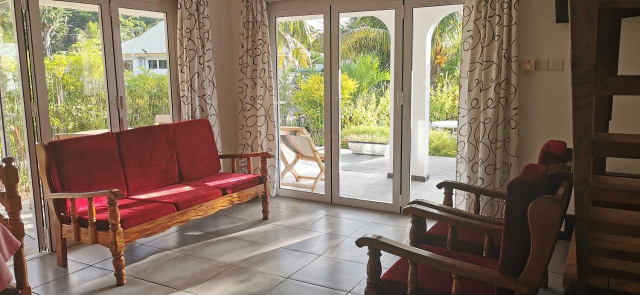 Chez Marva Grande Villa Corossol 3 A 12 Personnes La Digue Dış mekan fotoğraf